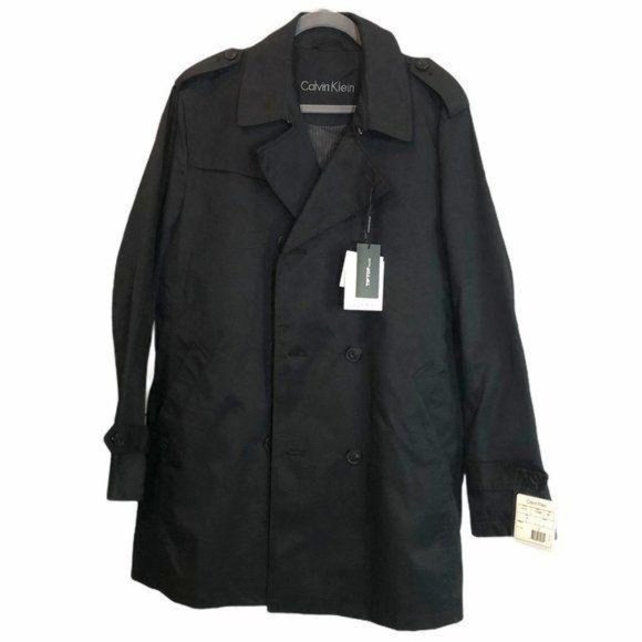 Calvin Klein Other - Calvin Klein Men's Black trench coat NWT